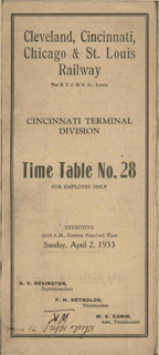 April 2, 1933 - CCC&STL - Cincinnati Terminal