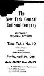 April 24, 1966 - Cincinnati terminal