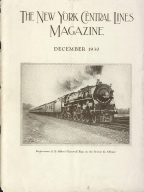 December 1930 New York Central Lines Magazines