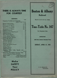 April 27, 1952 - Boston & Albany Division