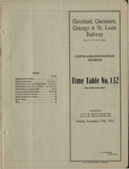 September 25, 1932 - CCC&STL - Cleveland-Indianapolis llinois Division