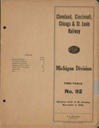 November 2, 1930 - CCC&STL - Michigan Division