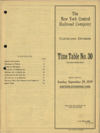 September 29, 1929 - Cleveland Divison
