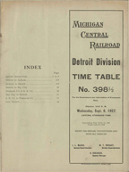 September 6, 1922 - Detroit division