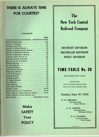 September 27, 1953 - Detroit - Michigan - West divisions