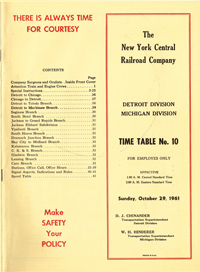 October 29, 1961 - Detroit - Michigan