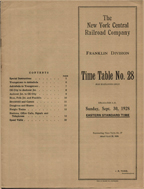 September 30, 1928 - Franklin division