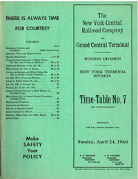 April 24, 1960 - Hudson & New York Terminal Divisons