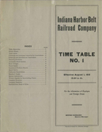 August 1, 1913 - Indiana Harbor Belt