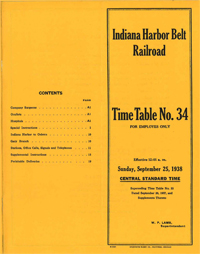 September 25, 1938 - Indiana Harbor Belt