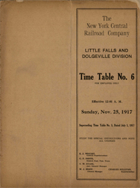 November 25, 1917 - Little Falls & Dolgeville Division
