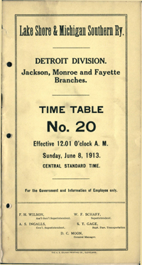 June 8, 1913 - LS&MS - Detroit division