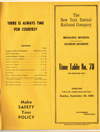 September 26, 1954 - Mohawk - Hudson divisions