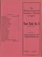 September 26, 1948 - Nicholas, Fayette & Greenbrier Railroad