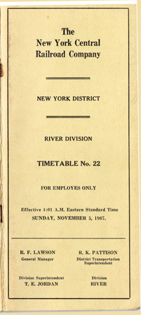November 5, 1967 - River Divisions
