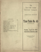 April 25, 1937 - Syracuse Division