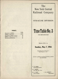May 7, 1916 - Syracuse Division