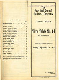 September 26, 1948 - Toledo Division