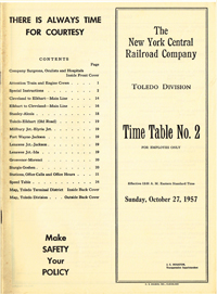 October 27, 1957 - Toledo Division
