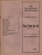 September 27, 1947 - Western division