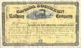 Canada Southern Stock Certificate