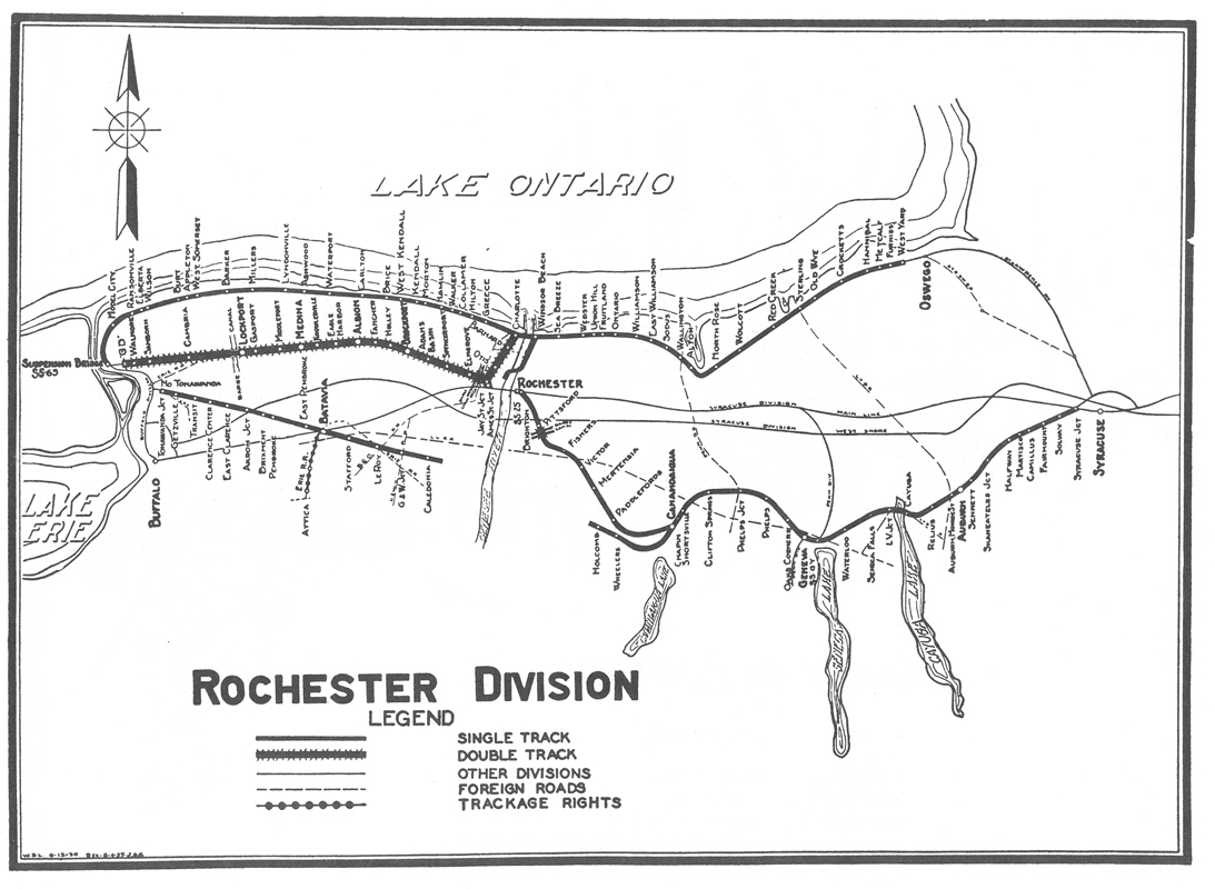ROCHESTER DIVISION MAP