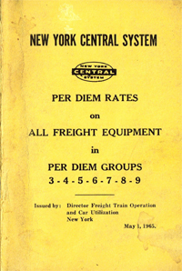 Per Diem Rates - May 1, 1965