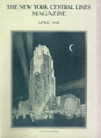 April 1930 New York Central Lines Magazines