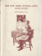 November 1930 New York Central Lines Magazines